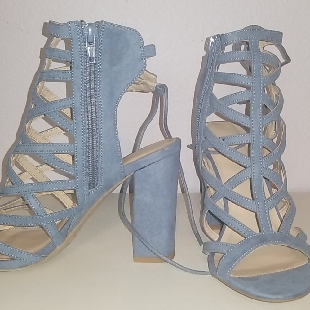 Blue Size 7 Heels
